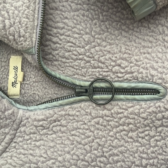 Madwell fleece Lavender Quarter-Zip Pullover - Picture 4 of 4